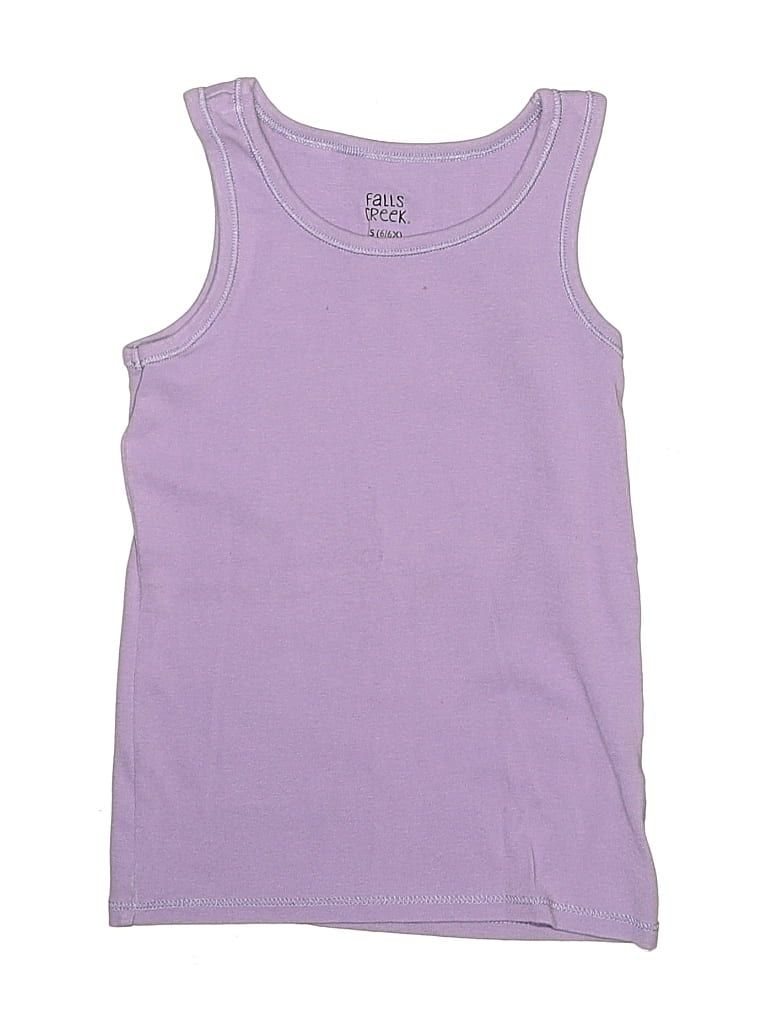 Pre-owned Falls Creek Kids' Sleeveless T-shirt In Purple