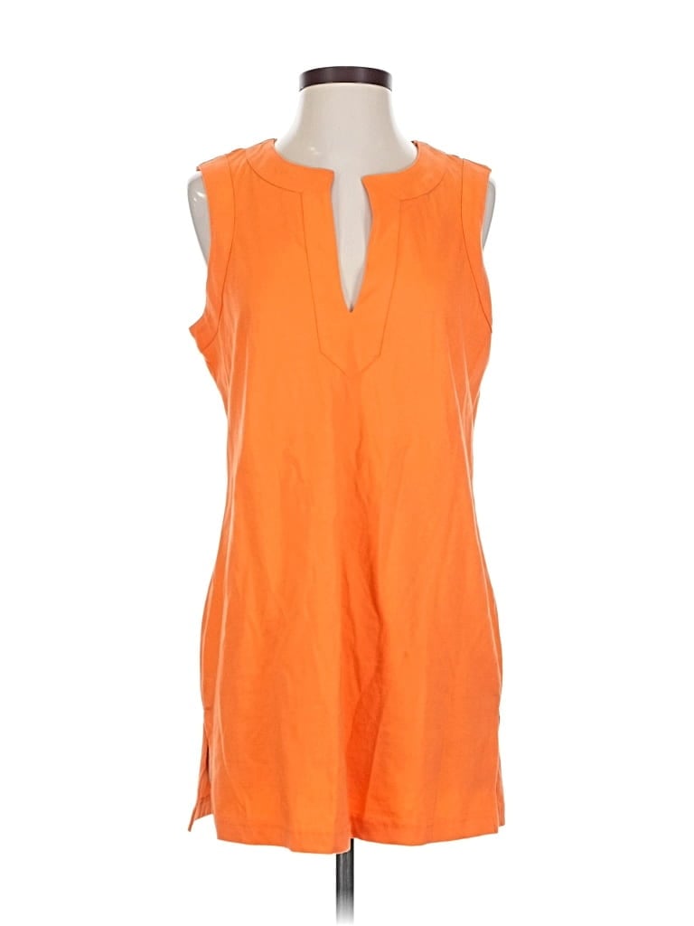 Click to view more detailed imagery on our partner's website Pre-owned Lands' End Casual Dress In Orange