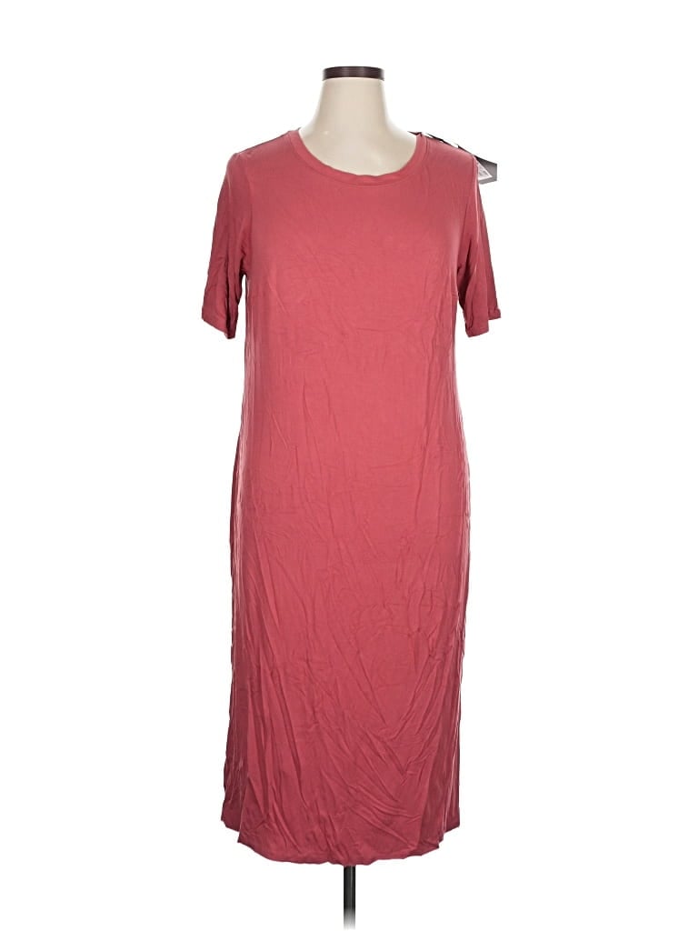Pre-owned Ava & Viv Casual Dress In Burgundy