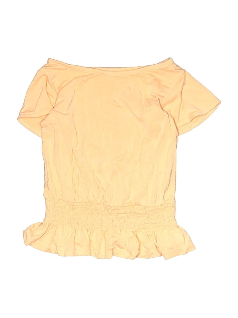 Pre-owned Wonder Nation Kids' Short Sleeve T-shirt In Yellow