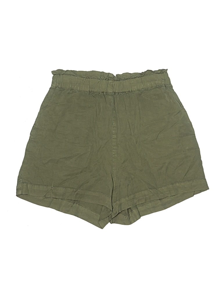 Pre-owned &denim By H&m Khaki Shorts In Green