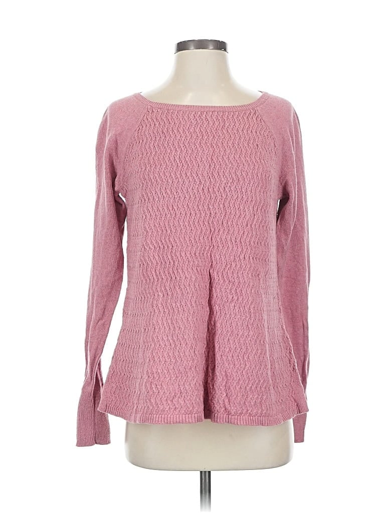Pre-owned Ann Taylor Loft Pullover Sweater In Pink