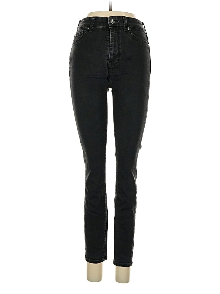 Pre-owned 7 For All Mankind Jeans In Black