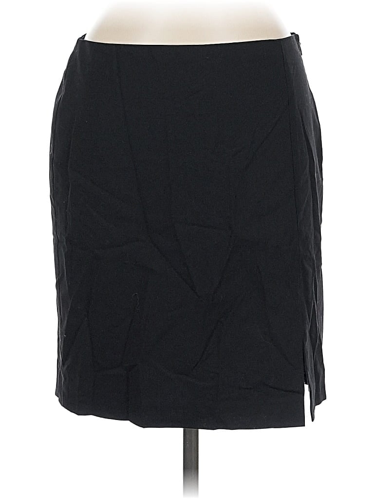 Pre-owned Express Wool Skirt In Black