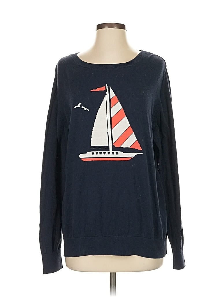 Pre-owned Old Navy Pullover Sweater In Blue