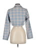 Hyfve 100% Polyester Checkered-gingham Blue Jacket Size M - photo 2