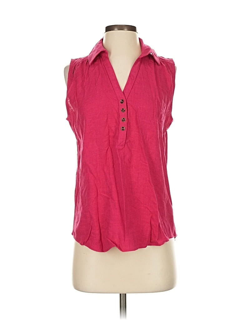 Pre-owned Maurices Sleeveless T-shirt In Pink