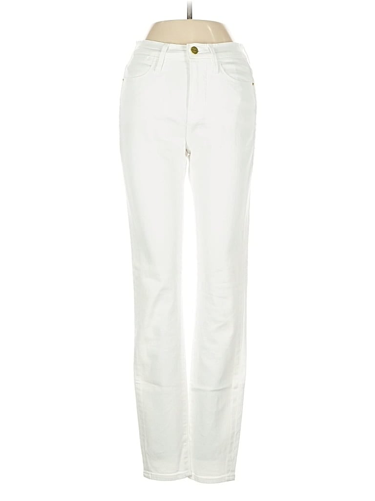 Pre-owned Frame Jeans In White