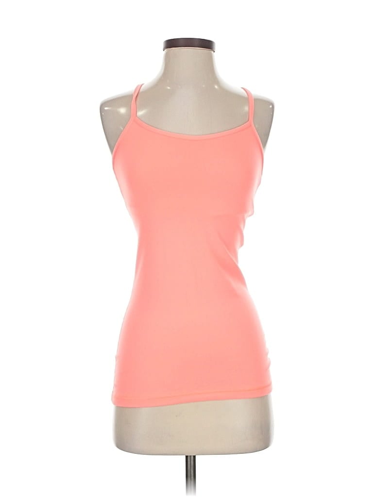 Pre-owned Lululemon Athletica Tank Top Pink Strapless Neckline Tops