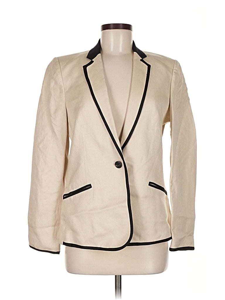 Pre-owned Mng Suit Cardigan Sweater In White