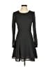Aryn K. 100% Polyester Solid Black Casual Dress Size S - photo 1
