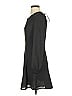 Aryn K. 100% Polyester Solid Black Casual Dress Size S - photo 5