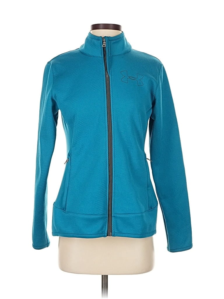 Pre-owned Under Armour Track Jacket In Blue