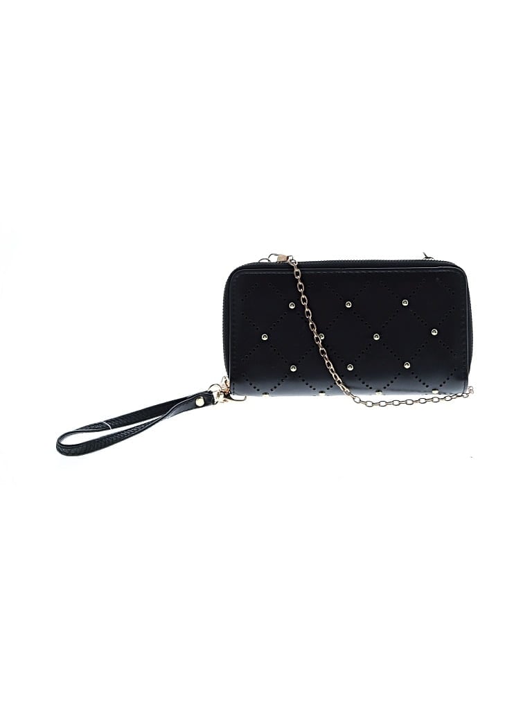 Pre-owned Unbranded Wristlet In Black