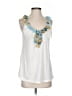 One September White Sleeveless Blouse Size P (petite) - photo 1
