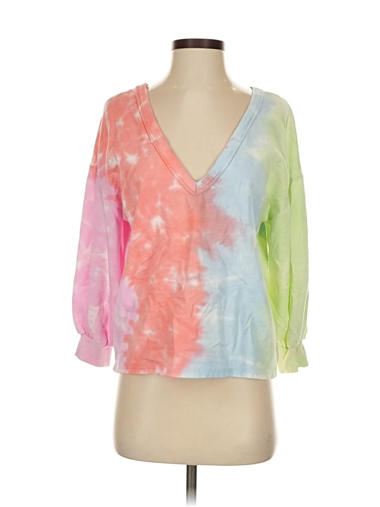 Pre-owned Project Social T 3/4 Sleeve T-shirt In Pink