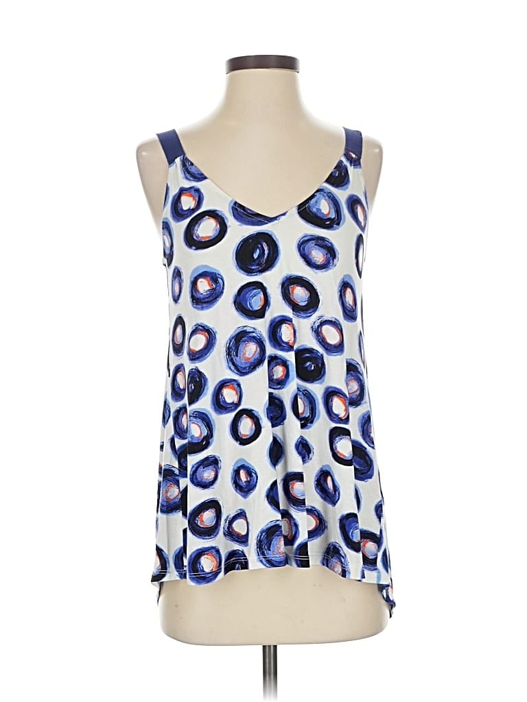 Pre-owned Akemi + Kin Tank Top Blue Scoop Neck Tops