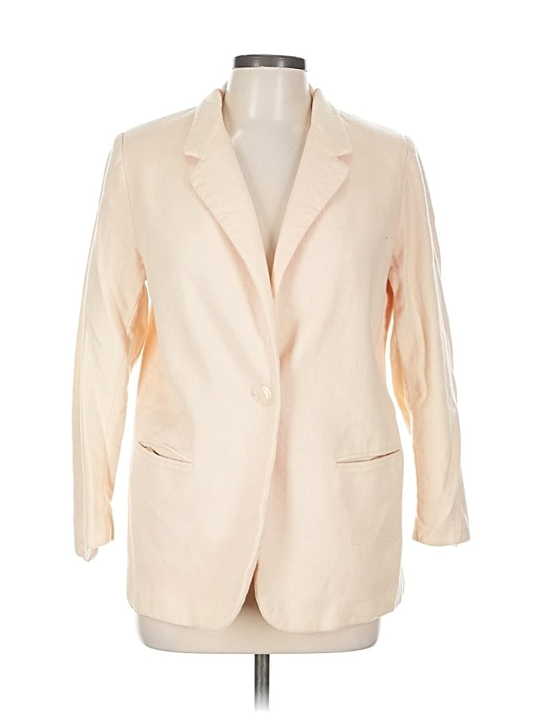 Pre-owned Sag Harbor Blazer Jacket In White