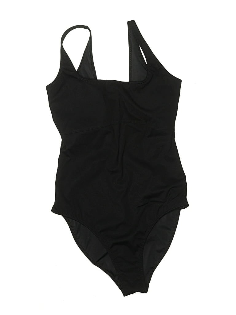 Pre-owned Fabletics One Piece Swimsuit In Black