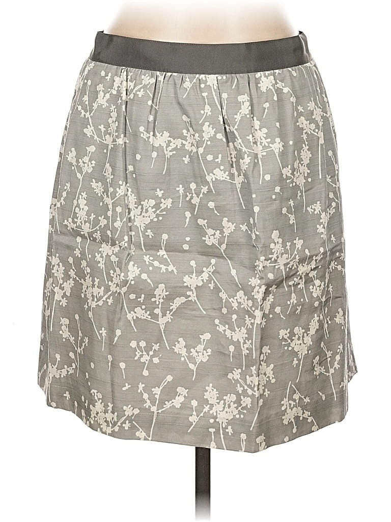 Pre-owned Ann Taylor Loft Casual Skirt In Gray