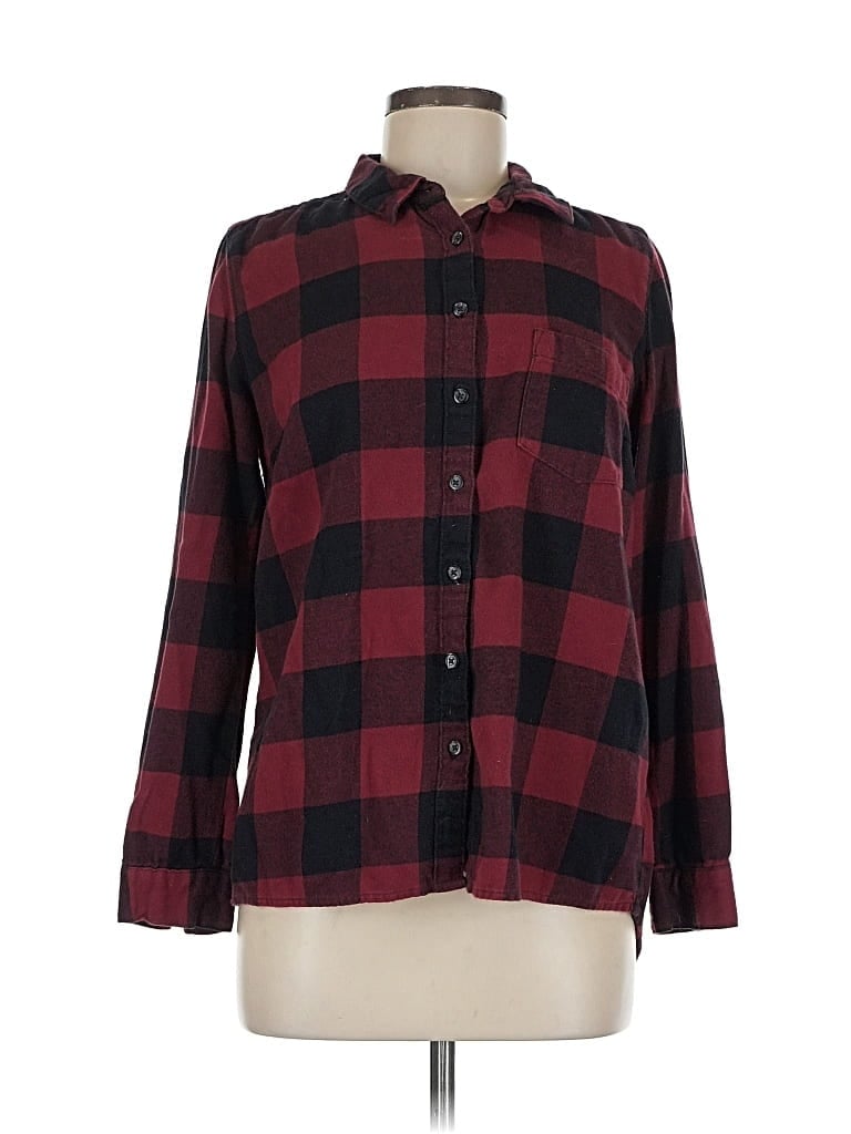 Pre-owned G.h. Bass & Co. Cardigan Sweater In Burgundy