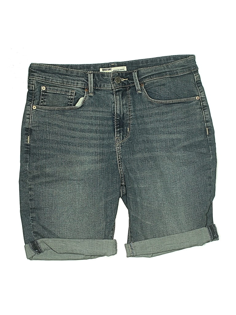 Pre-owned Levi Strauss Signature Denim Shorts In Green