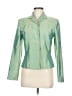 Ann Taylor 100% Silk Green Jacket Size 6 - photo 1