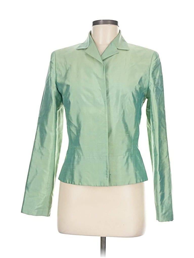 Pre-owned Ann Taylor Jacket In Green