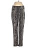 Peck & Peck Animal Print Silver Casual Pants Size 2 - photo 1