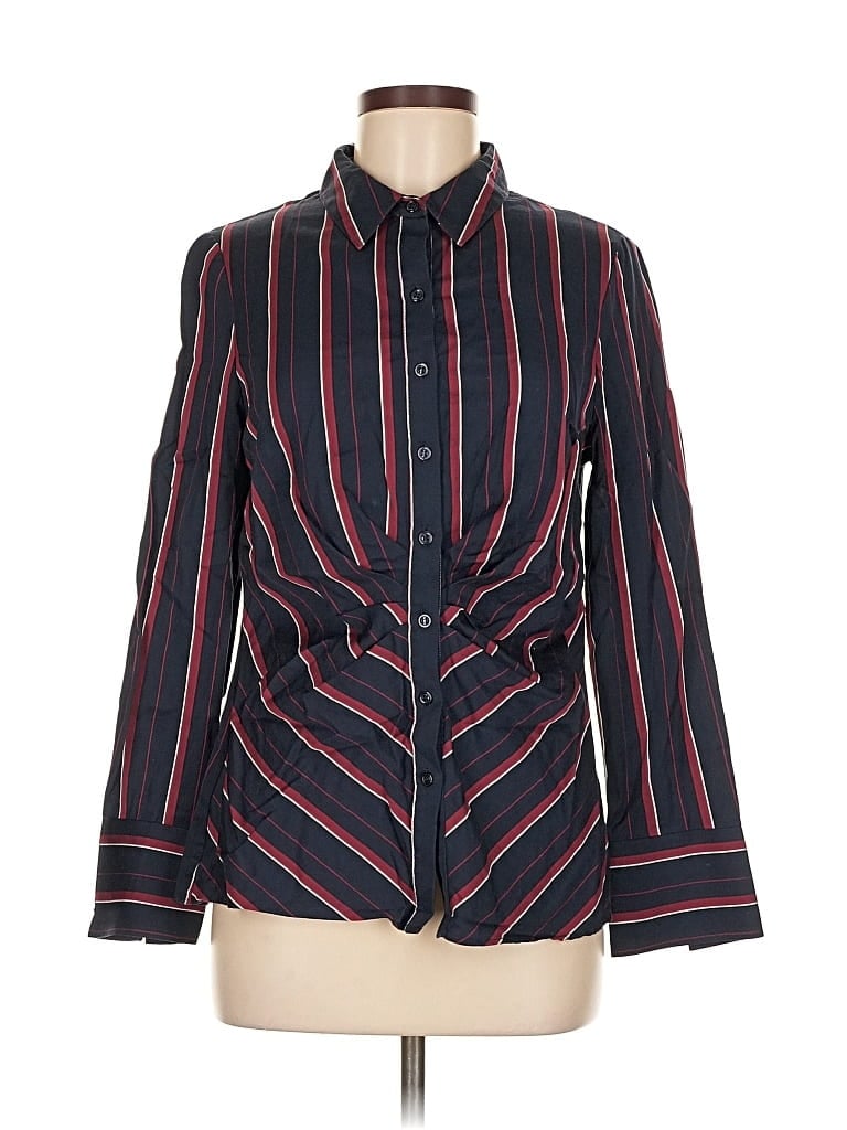 Click to view more detailed imagery on our partner's website Pre-owned Drew Long Sleeve Button Down Shirt In Blue