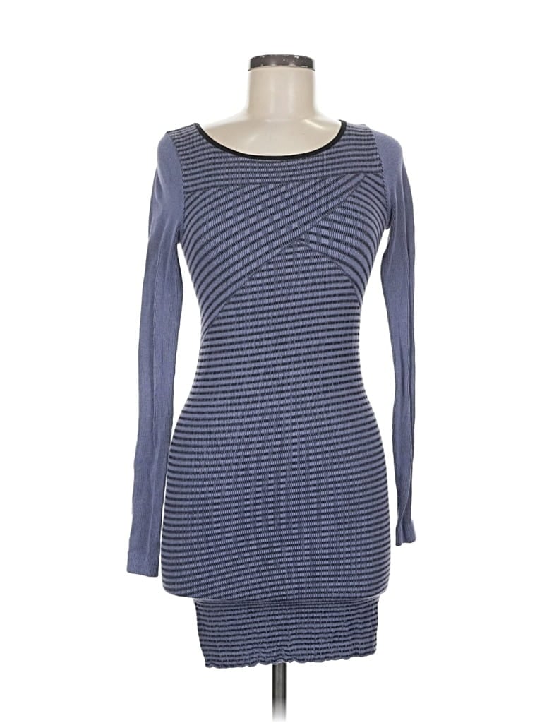 Pre-owned Intimately By Free People Casual Dress In Blue