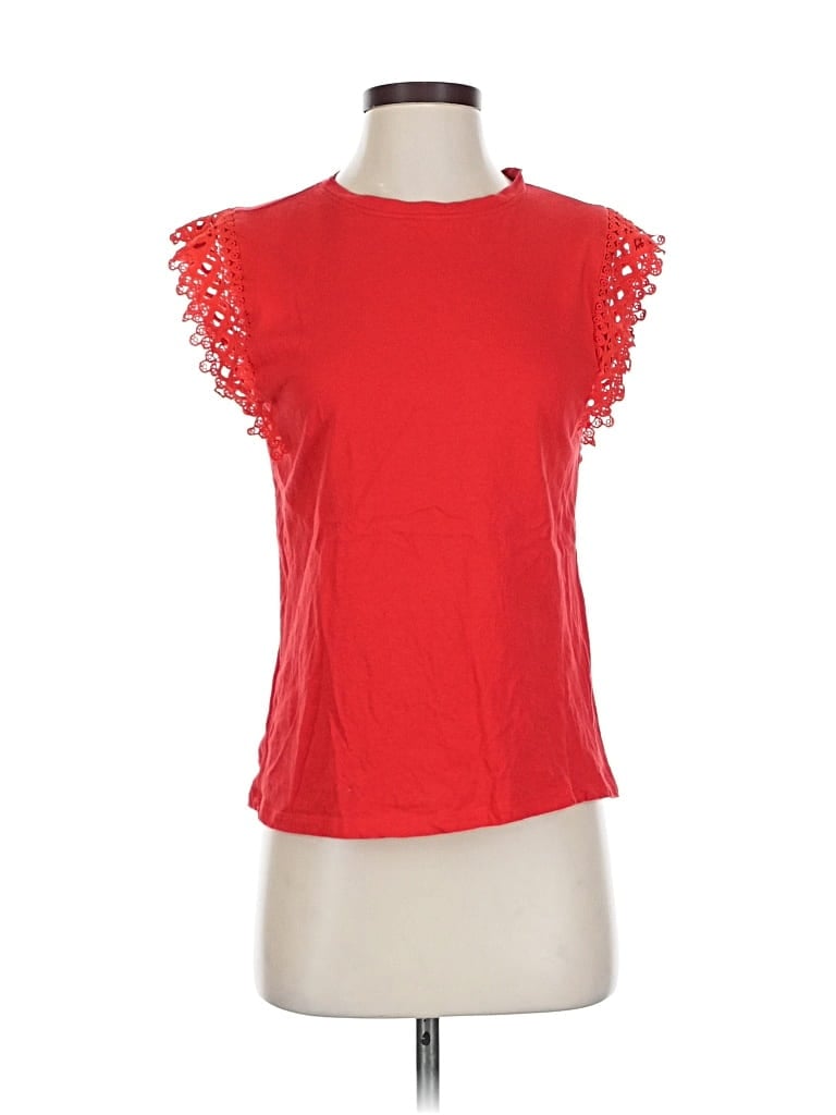 Pre-owned Sugar Lips Sleeveless T-shirt In Red