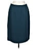 Karin Stevens 100% Polyester Solid Teal Formal Skirt Size 12 - photo 1