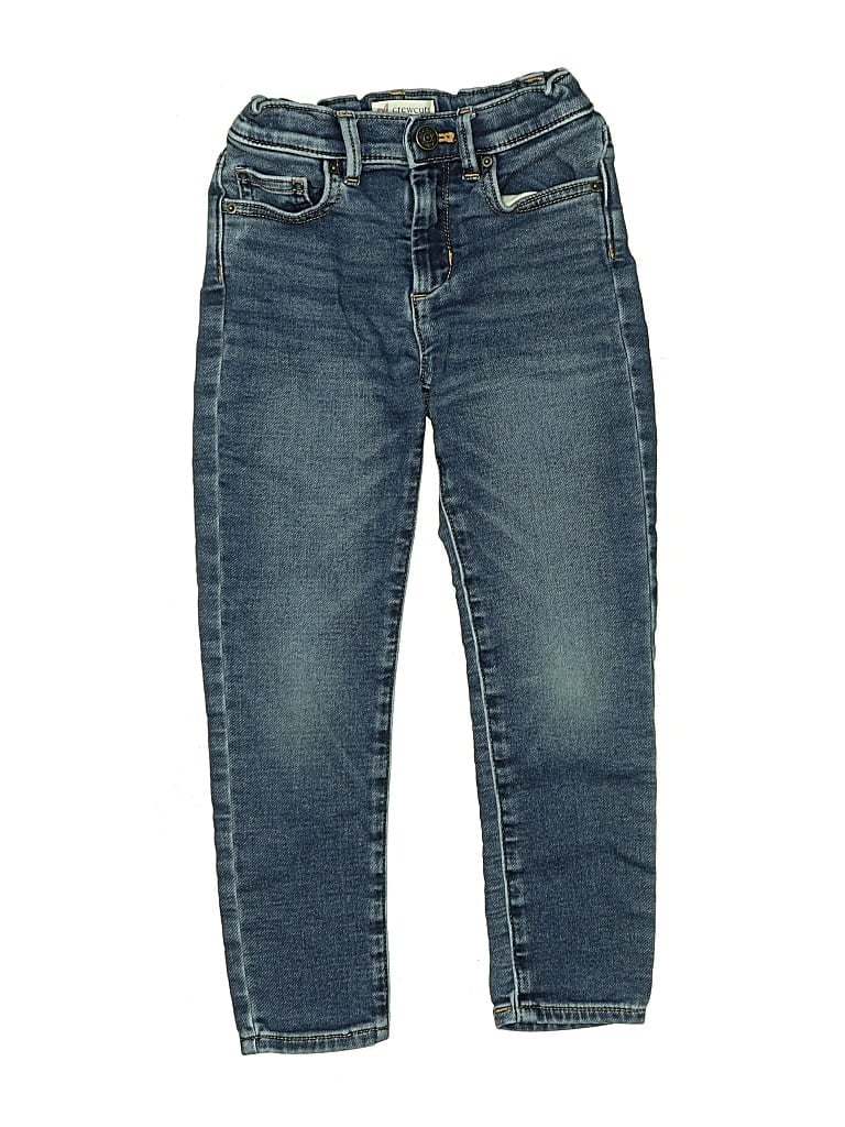 Pre-owned Crewcuts Outlet Kids' Jeans In Blue