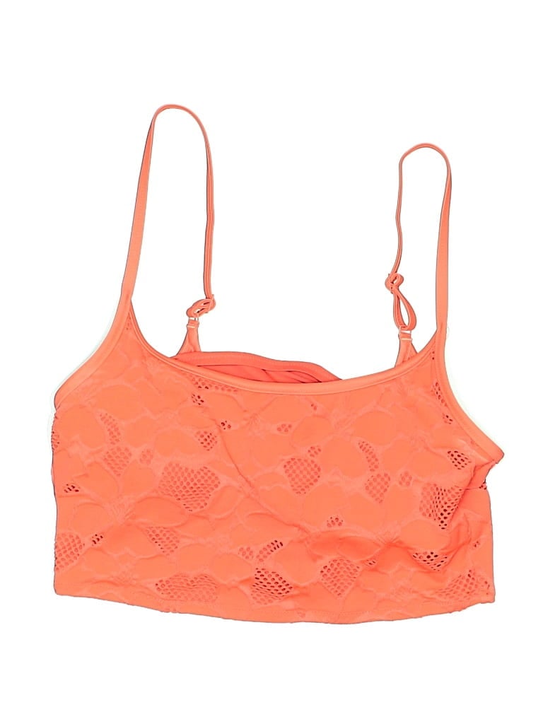 Pre-owned Aerie Swimsuit Top Orange Swimwear