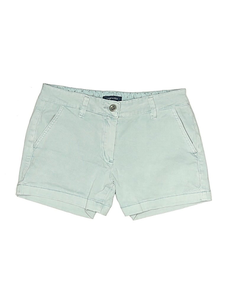 Click to view more detailed imagery on our partner's website Pre-owned Lands' End Khaki Shorts In Blue