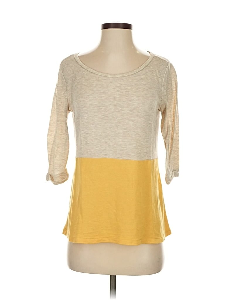 Click to view more detailed imagery on our partner's website Pre-owned Sunday In Brooklyn 3/4 Sleeve T-shirt In Yellow