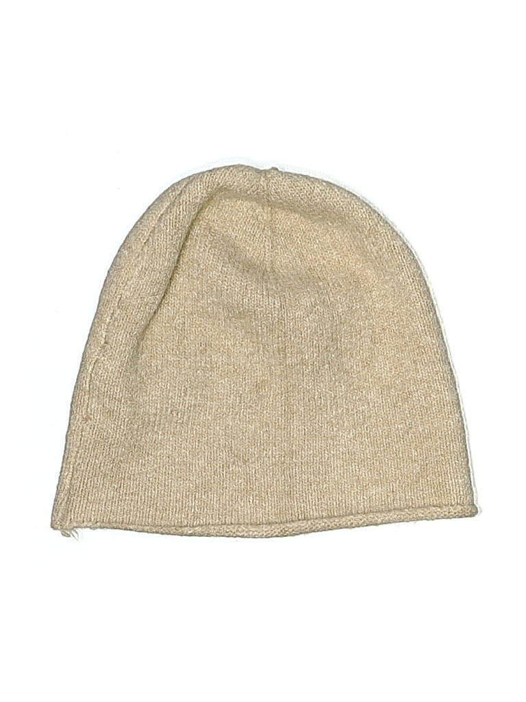 Pre-owned Zara Beanie Hat In Brown