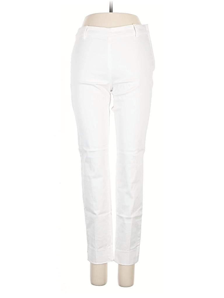 Pre-owned H&m Casual Pants In White