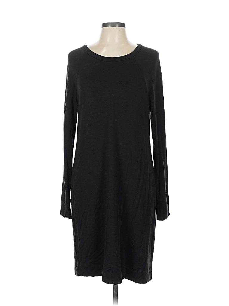 Pre-owned Lou & Grey Casual Dress In Black