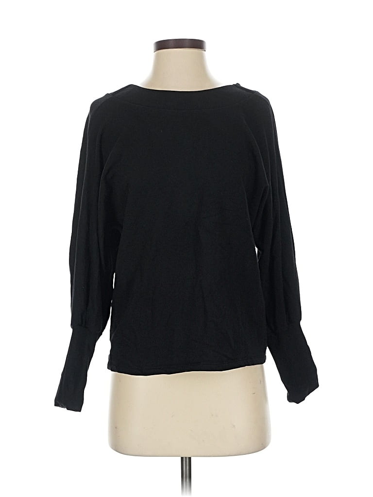 Pre-owned Amour Vert Pullover Sweater In Black