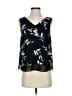 1.State 100% Polyester Black Sleeveless Blouse Size XXS - photo 1