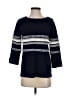 Emme Blue Pullover Sweater Size S - photo 1