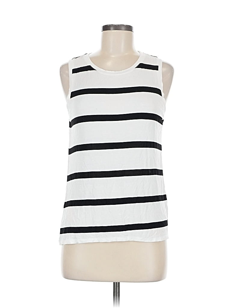 HALOGEN Pre-owned Sleeveless T-shirt In White