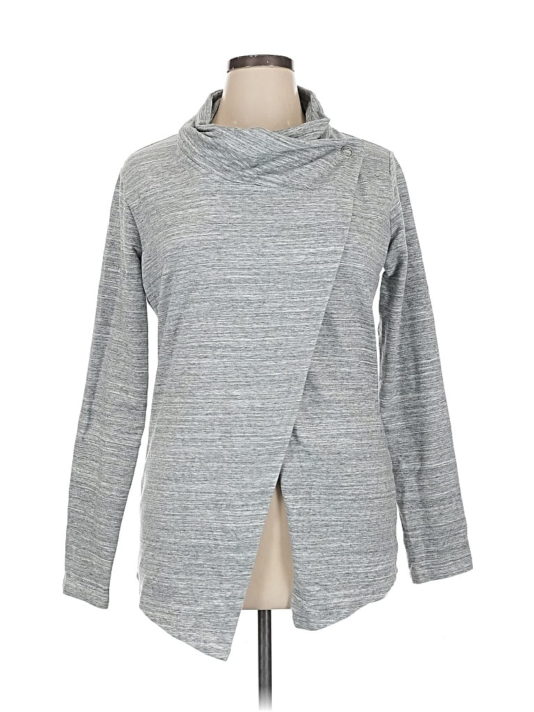 Pre-owned Danskin Sweatshirt In Gray