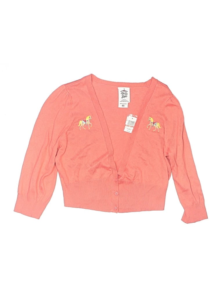 Pre-owned Assorted Brands Kids' Cardigan Sweater In Pink