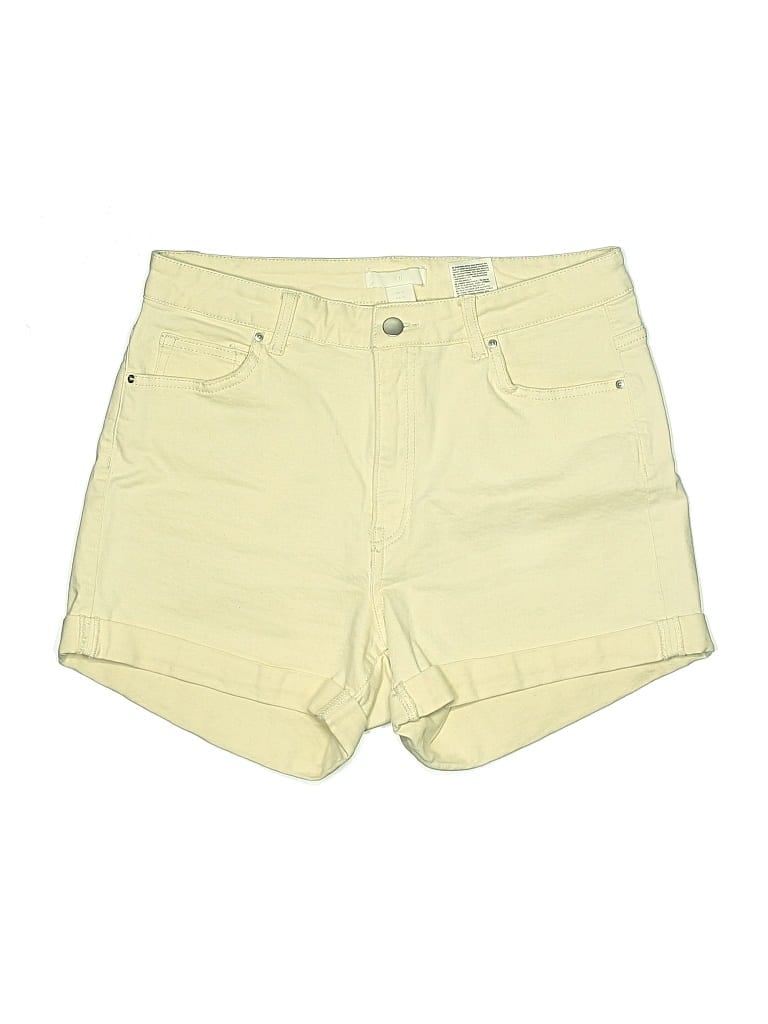 Pre-owned H&m Khaki Shorts In Yellow