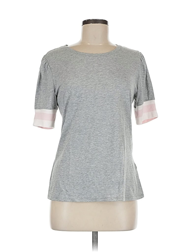 Pre-owned Maison Jules Short Sleeve T-shirt In Gray