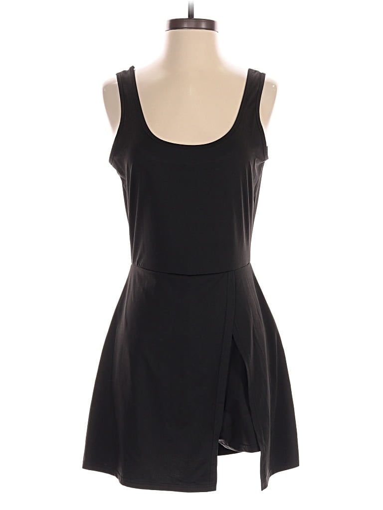 Pre-owned Unbranded Casual Dress In Black