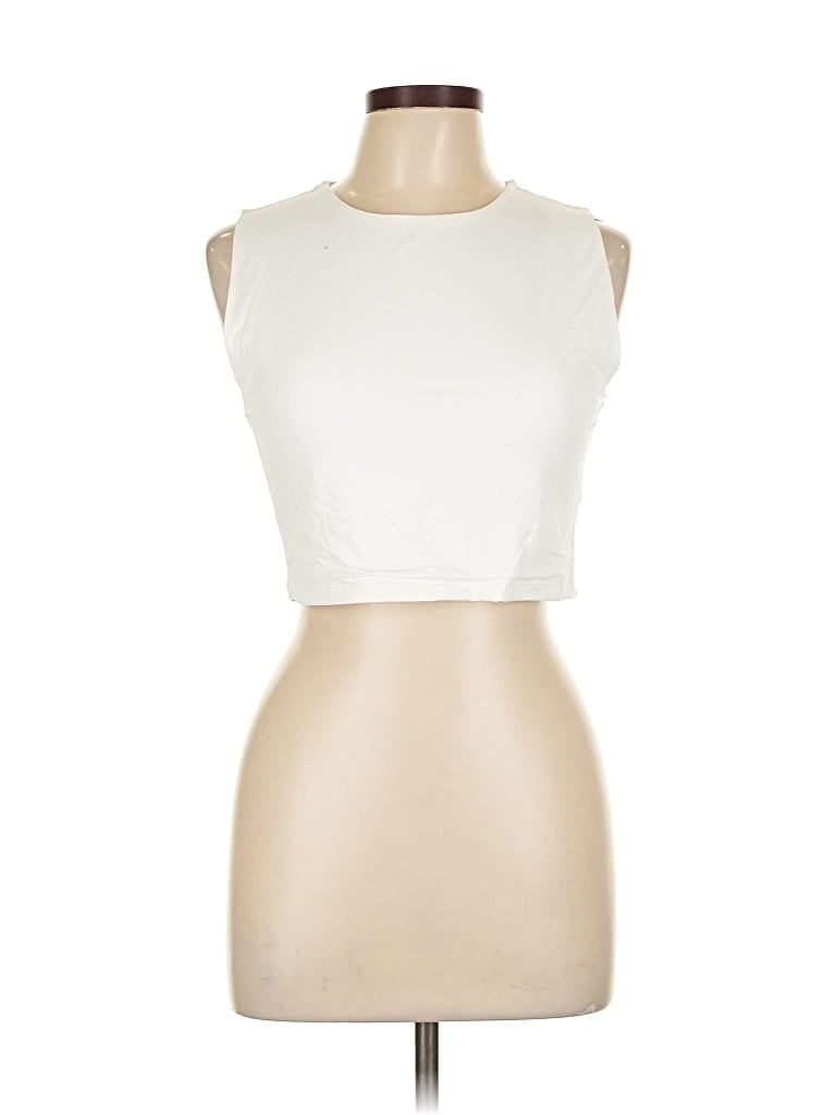 Pre-owned Primark Sleeveless T-shirt In White
